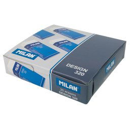Milan Caja 20 Unidades Goma de Borrar Design 320