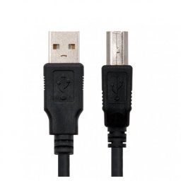 Ewent Cable USB 2.0 a USB-B Macho/Macho 5m Negro