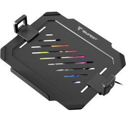 Tempest Soporte Bandeja de Portátil Gaming Refrigerado RGB Compatible VESA 75x75/100x100 Negro