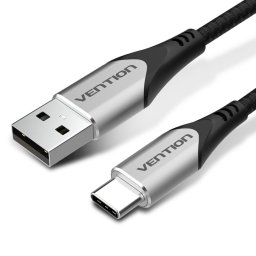 Vention Cable USB-C a USB 2.0 Macho/Macho 3A 2m Gris