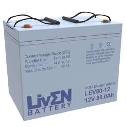 Batería de plomo Liven Battery LEV80-12 12V 80AH