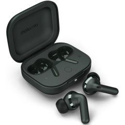 Motorola Buds Plus Sound by Bose Auriculares Inalámbricos con Autonomía de 30h Negro