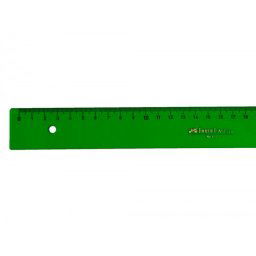Regla faber castell 40 cm plastico verde