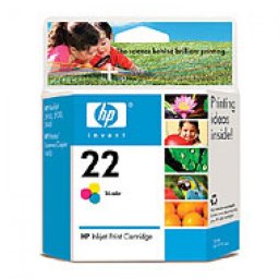 Cartucho de Tinta Original HP 22 Tricolor