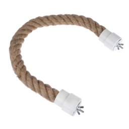 TIAKI Percha de yute natural para pájaros - Tamaño S (extralargo): 1,9 x 91 cm (Diám x L)