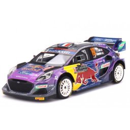 FORD PUMA Ganador Rally Monte Carlo 2022 S. Loeb / I. Galmiche - Top Speed Escala 1:18 (TS0468)