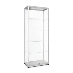 Vitrina De Exposición Con Luz 80 x 40 x 200 cm