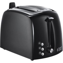 Tostadora Russell Hobbs Textures Plus 22601-56 2 Ranuras Anchas y Largas 850W Negra