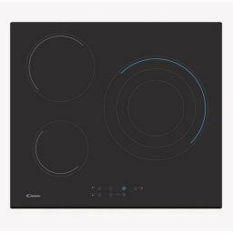 Candy CH63TVT Placa Vitrocerámica 3 Zonas 60cm Negra