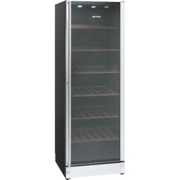 SMEG Vinoteca libre instalación SCV115G. Inoxidable. 197 botellas.