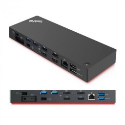 Lenovo Base de Acoplamiento USB a x2 USB-C/ x5 USB A/LAN / 2xHDMI/ 2x Displayport/ Jack 3.5