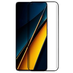 Cool Protector de Pantalla Cristal Templado FULL 3D Negro para Xiaomi Poco X6 Pro 5G