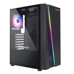 UNYKAch Glayze Caja PC ATX Negra RGB Cristal Templado USB 3.0