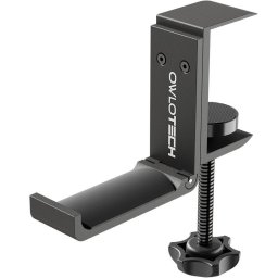 Owlotech Soporte Auriculares Colgador Mesa Estilo Percha Aluminio Anodizado Negro