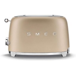 Smeg TSF01 Tostadora 2 Rebanadas 950W Oro