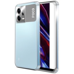 PcCom Essential Funda Antishock Transparente para POCO X5 5G