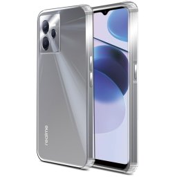 PcCom Essential Funda Antishock Transparente para Realme C35