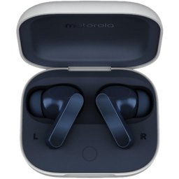 Motorola Moto Buds Blueberry Auriculares Inalámbricos con Estuche de Carga Azul Marino