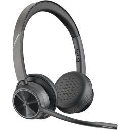 Poly Voyager 4320 Auriculares Inalámbricos USB-A Certificado Microsoft Teams +Dongle Bluetooth BT700