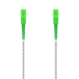 Aisens Cable Fibra Óptica Latiguillo G657A2 3.0 9/125 SMF Simplex CPR DCA LSZH, SC/APC-SC/APC 2.0M