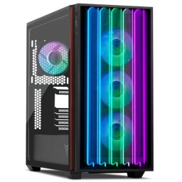 Yeyian Mirage S Mid Tower Cristal Templado ARGB USB-C 3.2 Negra
