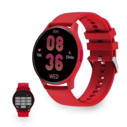 Ksix Core Smartwatch Pantalla Amoled 1.43" Sumergible Rojo