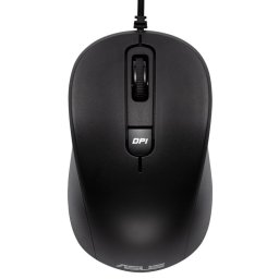 ASUS MU101C Ratón Ambidextro USB 3200DPI Negro