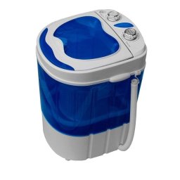 Lavadora carga superior Briebe WM1111 3 kg portátil blanca/azul