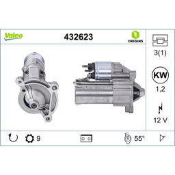 Motor de arranque VALEO 432623