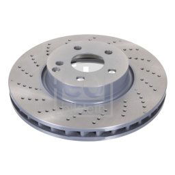 Disco de freno FEBI BILSTEIN 30553 delantero, ventilado , perforado, 1 Pieza