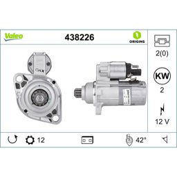 Motor de arranque VALEO ORIGINS NEW VALEO 438226