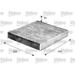 Filtro, aire habitáculo VALEO PROTECT VALEO 698883