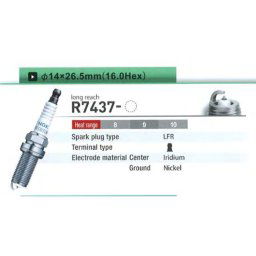 Bujía de encendido NGK R7437-9 4