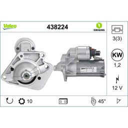 Motor de arranque VALEO 438224