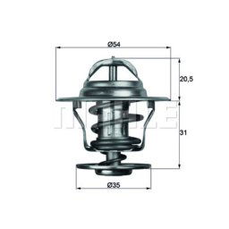 Termostato, refrigerante MAHLE TX 13 87D