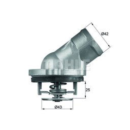 Termostato, refrigerante MAHLE TI 45 87D