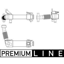 Radiador, recirculación de gases de escape MAHLE CE 17 000P