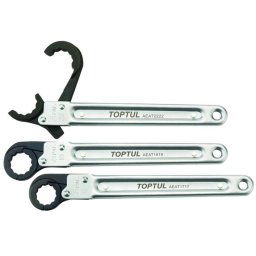 Llave de anillo con trinquete TOPTUL 11 mm einseitig aufklappbar