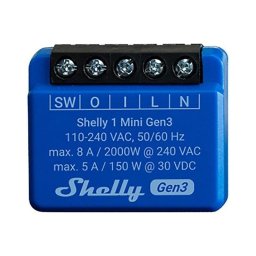 Shelly Módulo Switch Mini 1 Gen3 Wi-fi Bt