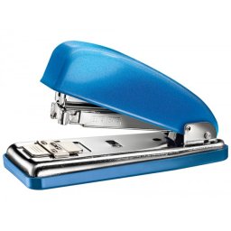 Grapadora petrus 226 classic wow azul metalizado capacidad 30 hojas en blister