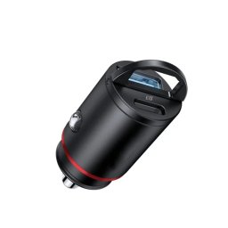 Klack Cargador de Coche USB con USB-C 30w Y USB QC 30W Carga Rápida