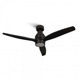 Mellerware Brizy Bright Ventilador de Techo con Luz y Mando 45W Negro