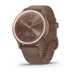 Garmin Vívomove Sport Reloj Smartwatch Cacao con Detalles en Oro Melocotón