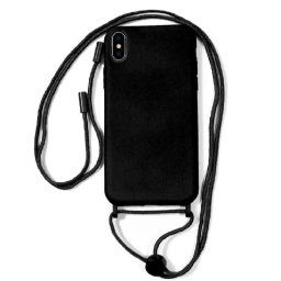 Cool Funda Negra con Cordón para iPhone XS Max