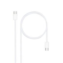 Nanocable 10.01.6002-CO Cable USB 2.0 Tipo-C 60W 480Mbps 2m Blanco