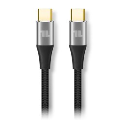 1Life Cable USB-C 100w PD 10Gbps 4K 1,5m Negro
