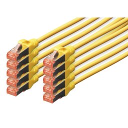 Digitus Cable de Red S-FTP Cat. 6 LSZH 5m Amarillo 10 Unidades