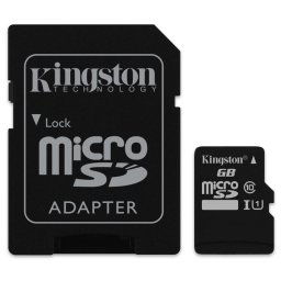 Tarjeta de Memoria Kingston Canvas Select MicroSDXC 128GB UHS-1 U1 V10