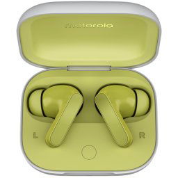 Motorola Moto Buds Green Banana Auriculares Inalámbricos con Estuche de Carga Verde