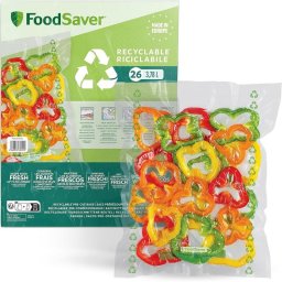 FoodSaver Pack 26 Bolsas para Envasar al Vacío Reciclables sin BPA 3.78L